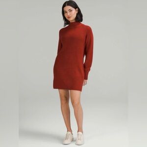 NWT Lululemon Merino Wool-Blend Knit Dress‎ in Cayenne Size 6